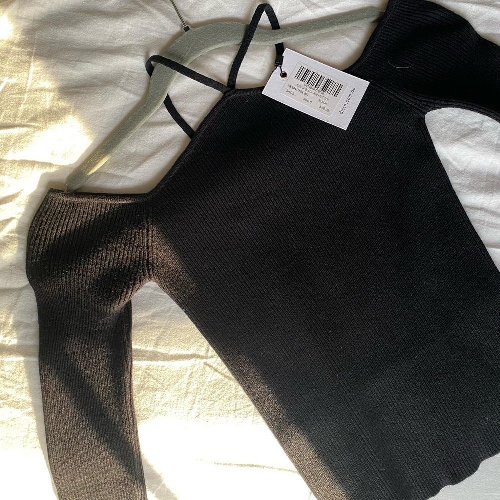 Black sweater top